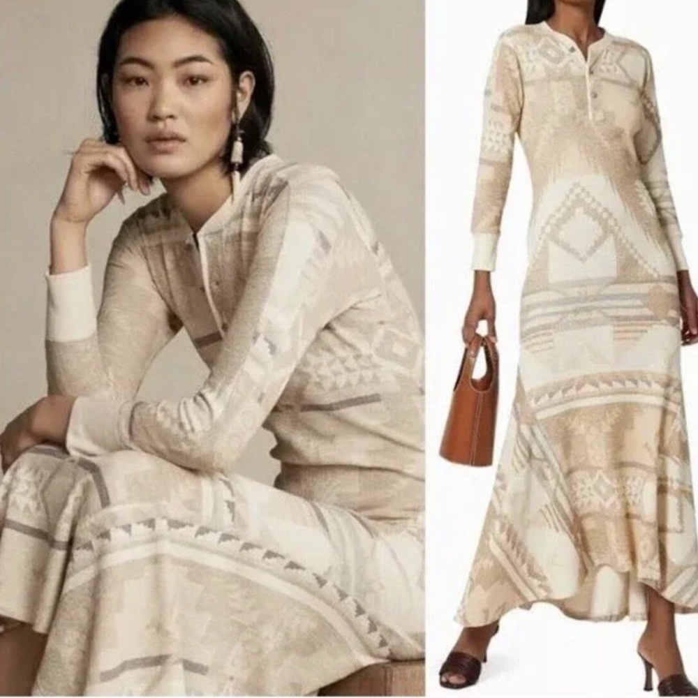 Polo Dress Aztec, southwestern pattern.